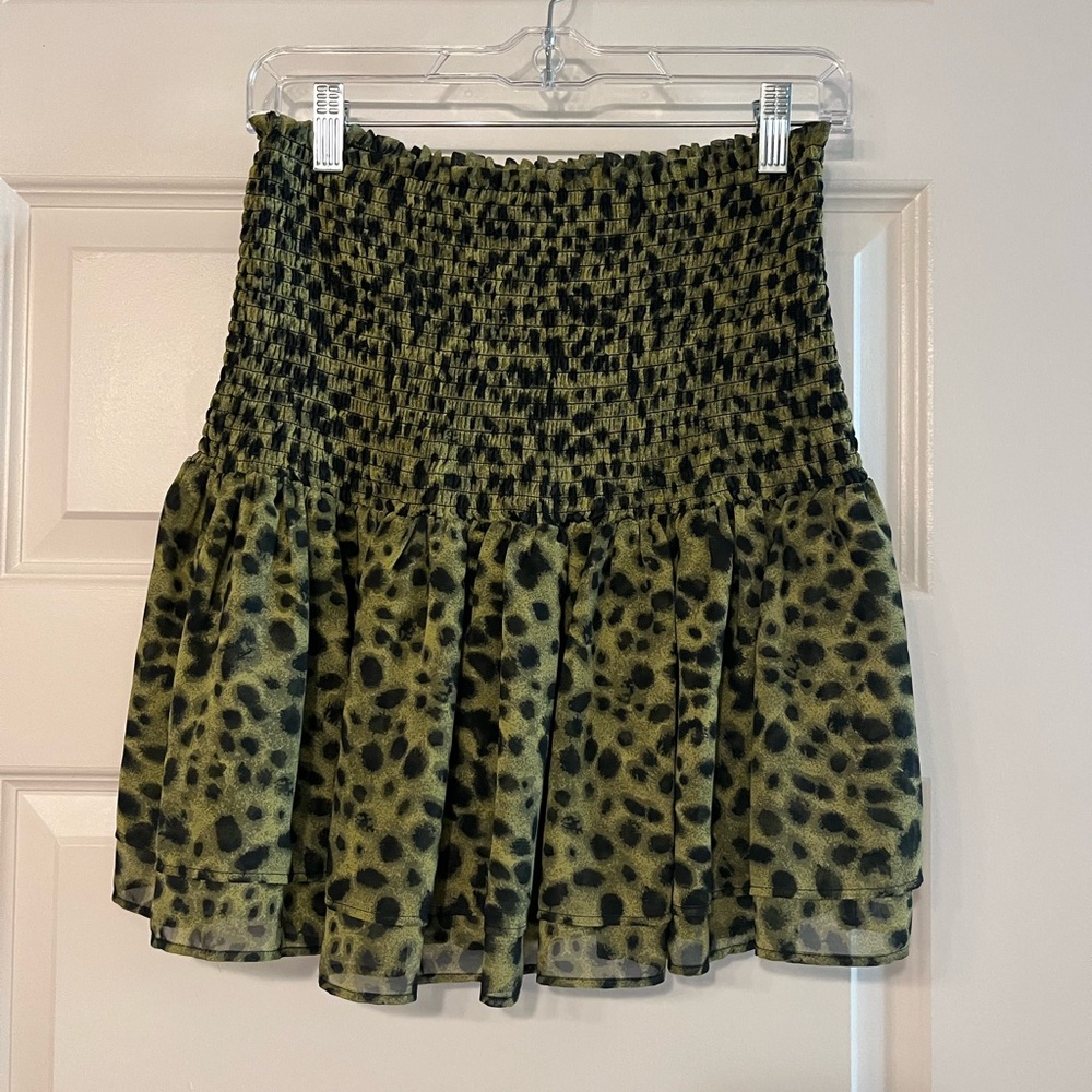 H&M cheetah print skirt